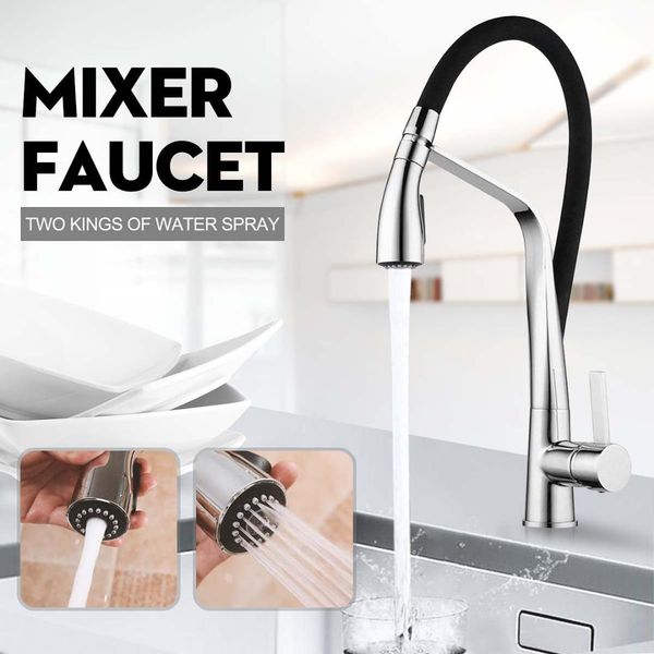 black rubber pull down kitchen vessel sink faucet 360rotation modern spout mixer tap single hole handle dual sprayer nozzle
black rubber pull down kitchen vessel sink faucet 360rotation modern spout mixer tap single hole handle dual sprayer nozzle