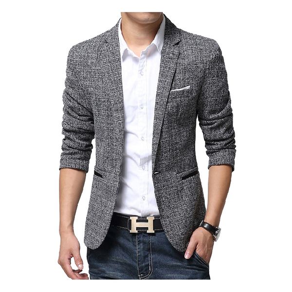 2019 autumn new men blazer fashion slim casual blazer for men brand mens suit designer jacket outerwear mb6, White;black
2019 autumn new men blazer fashion slim casual blazer for men brand mens suit designer jacket outerwear mb6, White;black