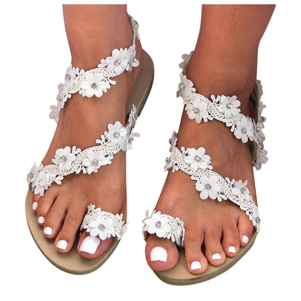 2020 cute white flower bohemian sandals women girls roman flat flower shoes casual sandals femme beach shoes zapatos de mujer#28, Black
2020 cute white flower bohemian sandals women girls roman flat flower shoes casual sandals femme beach shoes zapatos de mujer#28, Black