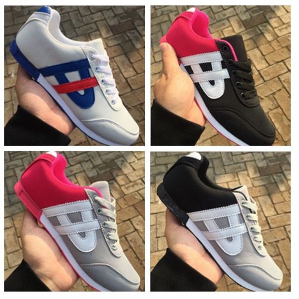 2019 new men women designer sport shoes low cut casual flat sneakers stripe casual shoes walking shoes, Black
2019 new men women designer sport shoes low cut casual flat sneakers stripe casual shoes walking shoes, Black