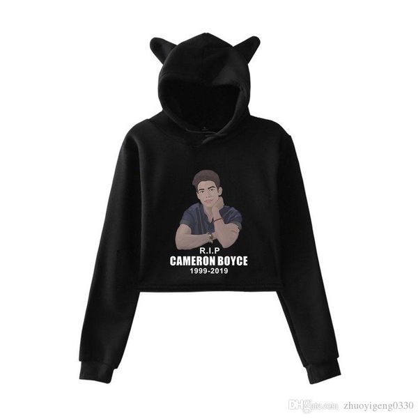 2019 fashion style print cameron boyce trend kawaii cat crop women cool casual cat ear hoodies sweatshirt hip hop hoodie, Black
2019 fashion style print cameron boyce trend kawaii cat crop women cool casual cat ear hoodies sweatshirt hip hop hoodie, Black