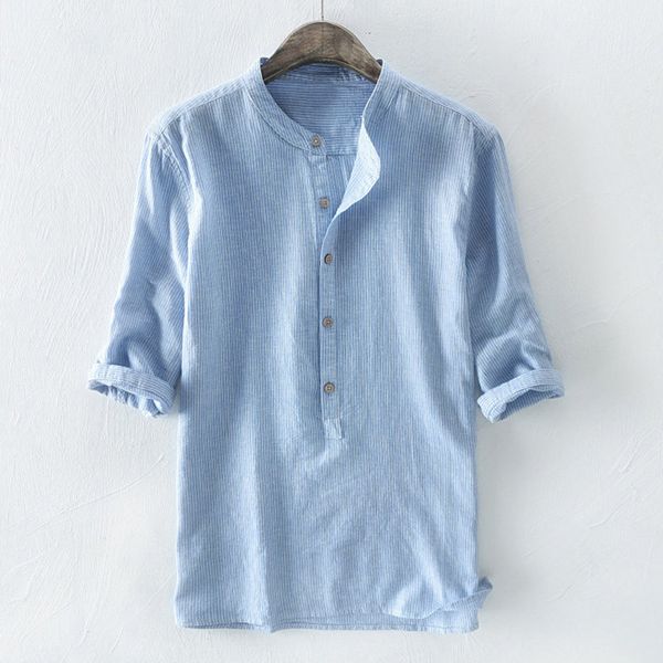linen cotton men summer casual shirts fashionable men's baggy button retro comfortable solid long men's clothing, White;black
linen cotton men summer casual shirts fashionable men's baggy button retro comfortable solid long men's clothing, White;black