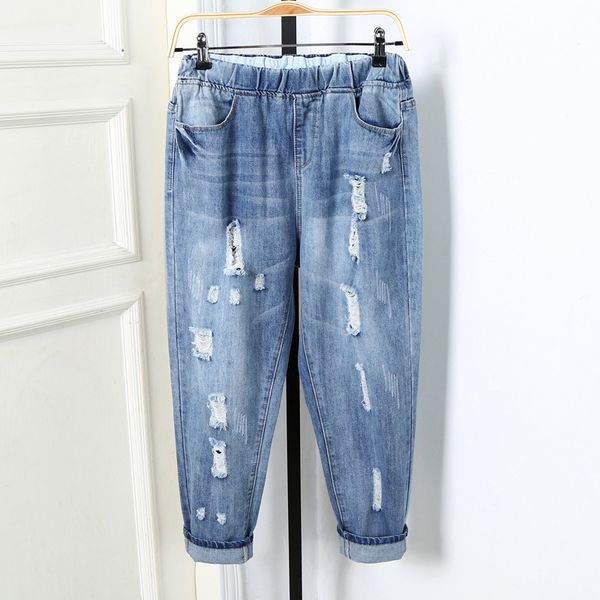 plus size 5xl harem pants for women boyfriend loose jeans denim pants casual vintage ladies elastic waist denim jeans femme q366, Blue
plus size 5xl harem pants for women boyfriend loose jeans denim pants casual vintage ladies elastic waist denim jeans femme q366, Blue