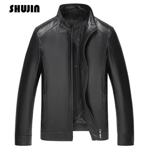 men's fur & faux shujin stand collar pu leather jacket outwear fashion long sleeved coats motorcycle lightweight 2021, Black
men's fur & faux shujin stand collar pu leather jacket outwear fashion long sleeved coats motorcycle lightweight 2021, Black