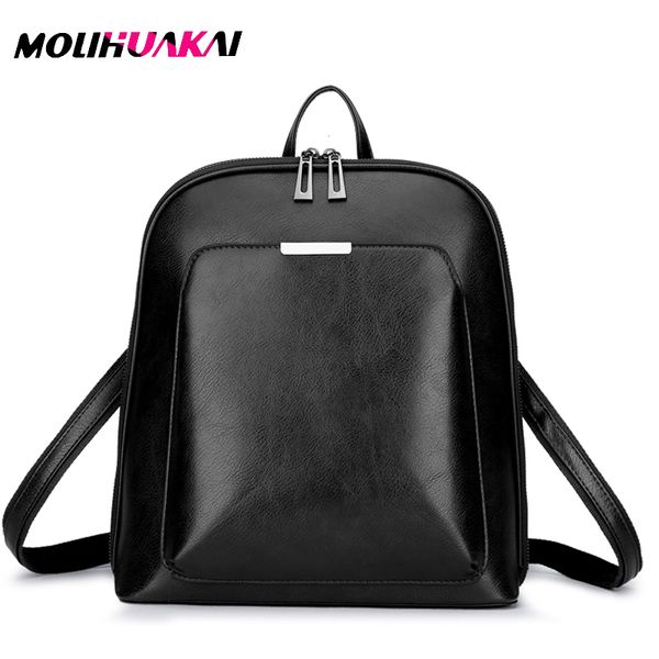 2020 women backpack pu leather fashion backpacks female feminine casual large capacity vintage shoulder bags sac
2020 women backpack pu leather fashion backpacks female feminine casual large capacity vintage shoulder bags sac