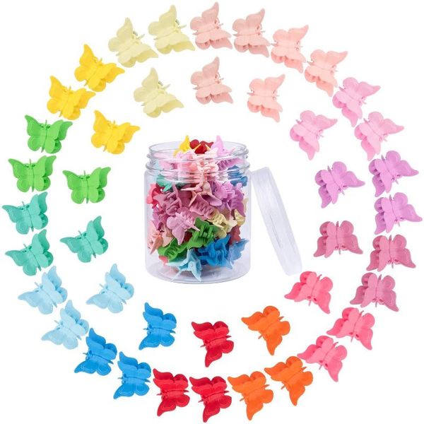 50pcs/box small butterfly hairpins cute solid hair clips princess hair pin multicolors hairclips for girls headwear 14 colors, Slivery;white
50pcs/box small butterfly hairpins cute solid hair clips princess hair pin multicolors hairclips for girls headwear 14 colors, Slivery;white
