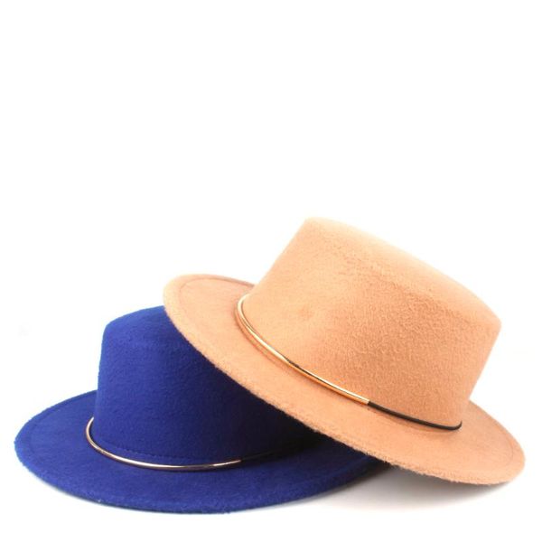 2020 men women flat fedora hat winter outdoor casual hat dance party for elegant lady fascinator size 56-58cm, Blue;gray
2020 men women flat fedora hat winter outdoor casual hat dance party for elegant lady fascinator size 56-58cm, Blue;gray