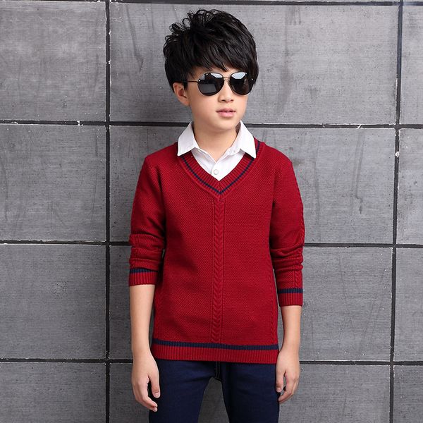 children's sweater winter new keep warm boy v-collar sweater for boys kids clothes children's clothing winter clothing, Blue
children's sweater winter new keep warm boy v-collar sweater for boys kids clothes children's clothing winter clothing, Blue