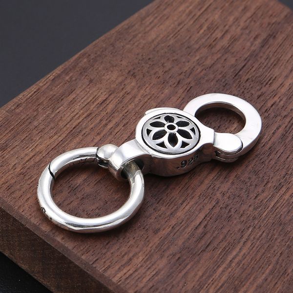 personalized s925 sterling silver jewelry designer hand-made punk cherry blossom key chain ing, Slivery;golden
personalized s925 sterling silver jewelry designer hand-made punk cherry blossom key chain ing, Slivery;golden
