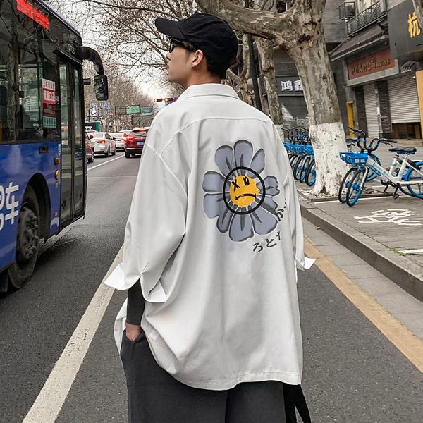 2020 summer men's loose short sleeve clothes flower printing hawaiian brand shirt camisa masculina french cuff shirts -5xl, White;black
2020 summer men's loose short sleeve clothes flower printing hawaiian brand shirt camisa masculina french cuff shirts -5xl, White;black