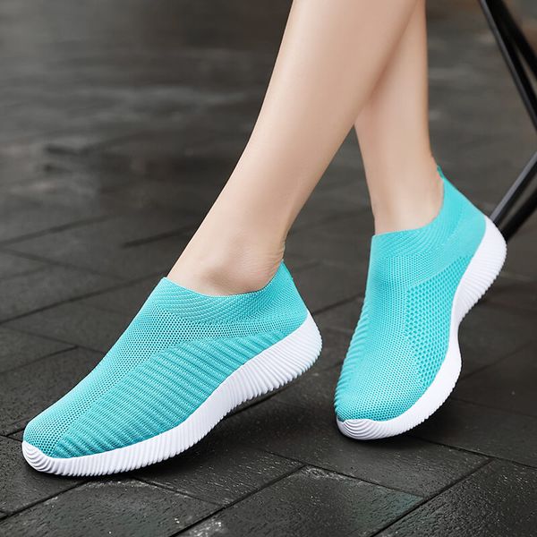 women casual shoes knitting sock sneakers women new spring summer slip on flat shoes plus size casual sandals loafers, Black
women casual shoes knitting sock sneakers women new spring summer slip on flat shoes plus size casual sandals loafers, Black