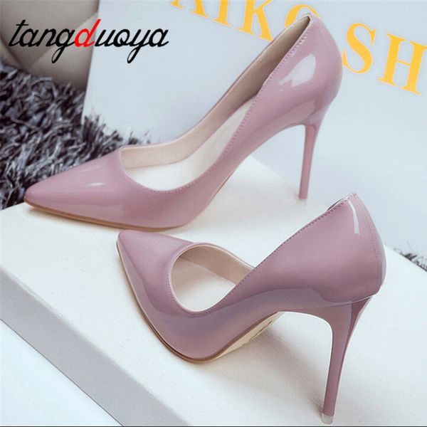 black white pink heels shoes woman pointed high heels stiletto shallow mouth patent leather work shoes women's 10cm
black white pink heels shoes woman pointed high heels stiletto shallow mouth patent leather work shoes women's 10cm