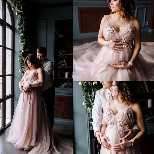 country spaghetti wedding dresses 3d floral appliques tulle maternity pregnant sweep train bridal gowns plus size beach robe de mariee, White
country spaghetti wedding dresses 3d floral appliques tulle maternity pregnant sweep train bridal gowns plus size beach robe de mariee, White