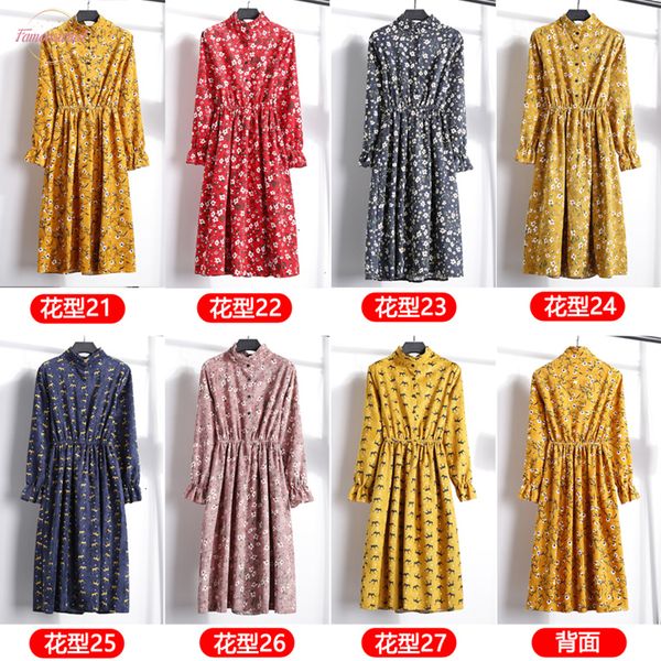 women clothes ladies dresses corduroy fleece high vintage dress 2019 women sleeve floral print dresses 23 colors designer clothes, Black;gray
women clothes ladies dresses corduroy fleece high vintage dress 2019 women sleeve floral print dresses 23 colors designer clothes, Black;gray