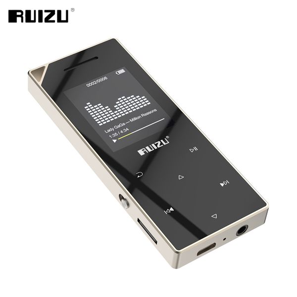 ruizu d05 metal bluetooth mp3 player portable audio 8gb sport mp3 music player with built-in speaker fm radio support tf card 
ruizu d05 metal bluetooth mp3 player portable audio 8gb sport mp3 music player with built-in speaker fm radio support tf card
