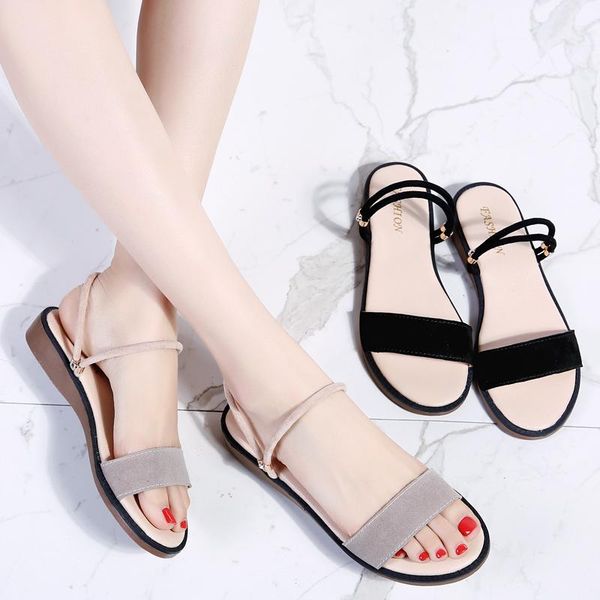 designer sandals summer women shoes fashion women flat sandals concise solid flip flops ladies casual roman summer beach slippers, Black
designer sandals summer women shoes fashion women flat sandals concise solid flip flops ladies casual roman summer beach slippers, Black