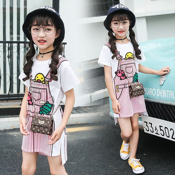 clothing girls 2020 summer clothes short-sleeved t-shirt clothing children's medium and long medium and large children's t-shirt, White
clothing girls 2020 summer clothes short-sleeved t-shirt clothing children's medium and long medium and large children's t-shirt, White
