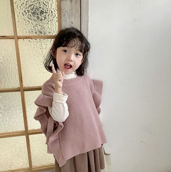 2019 new wholesale girls ruffles knitted sweater autumn winter fashion girls vest 3-8t hw916, Blue
2019 new wholesale girls ruffles knitted sweater autumn winter fashion girls vest 3-8t hw916, Blue