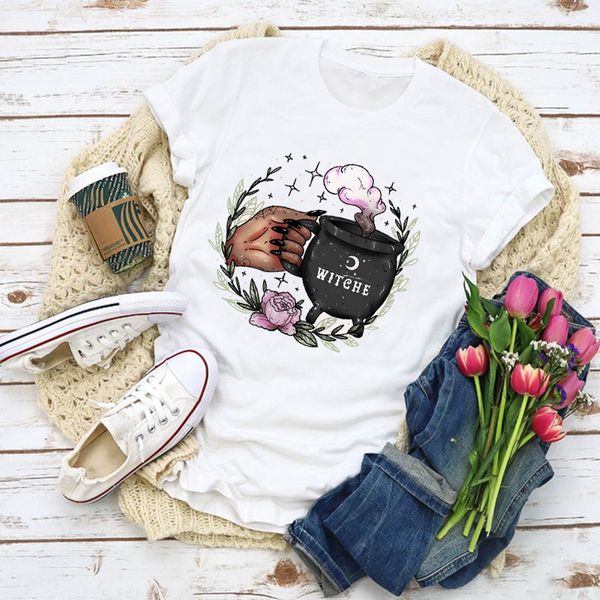 women graphic witch coffee cartoon fashion print summer t-shirt shirt lady clothes womens clothing tee female t shirt, White
women graphic witch coffee cartoon fashion print summer t-shirt shirt lady clothes womens clothing tee female t shirt, White
