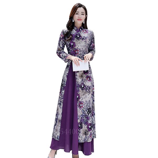 traditional vietnam woman ao dai elegant chinese style cheongsam vintage floral festival wedding evening qipao dress, Red
traditional vietnam woman ao dai elegant chinese style cheongsam vintage floral festival wedding evening qipao dress, Red
