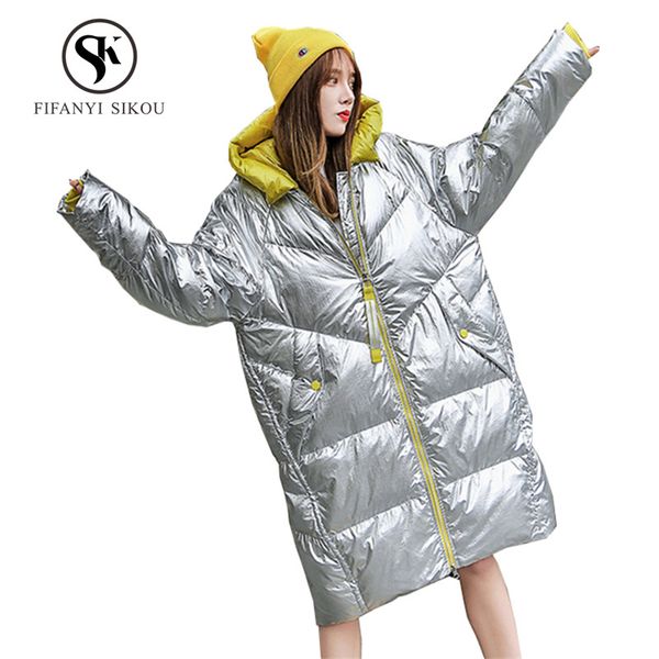 fashion streetwear cotton wadded jacket casual hooded parkas winter jacket women long coat loose thick warm outerwear female, Black
fashion streetwear cotton wadded jacket casual hooded parkas winter jacket women long coat loose thick warm outerwear female, Black