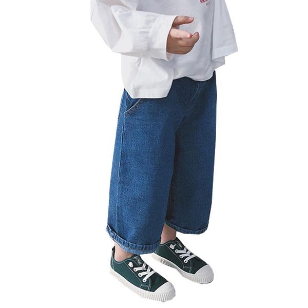 Children Clothing Kids Jeans Wide Leg Style Jeans for Girls Light Boys Jeans Girls Denim Pants Boys Trousers, Blue
Children Clothing Kids Jeans Wide Leg Style Jeans for Girls Light Boys Jeans Girls Denim Pants Boys Trousers, Blue
