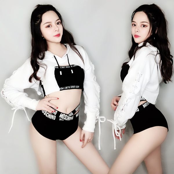 hip hop jazz stage equipmentr bra short jacket outfit set women singer dancer wear stage wear birthday party outfit set, Black;red
hip hop jazz stage equipmentr bra short jacket outfit set women singer dancer wear stage wear birthday party outfit set, Black;red