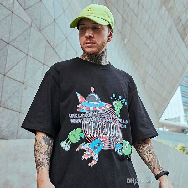 hip hop t shirt men 2020 streetwear funny cartoon tshirt harajuku summer short sleeve t-shirt loose cotton tees, White;black
hip hop t shirt men 2020 streetwear funny cartoon tshirt harajuku summer short sleeve t-shirt loose cotton tees, White;black