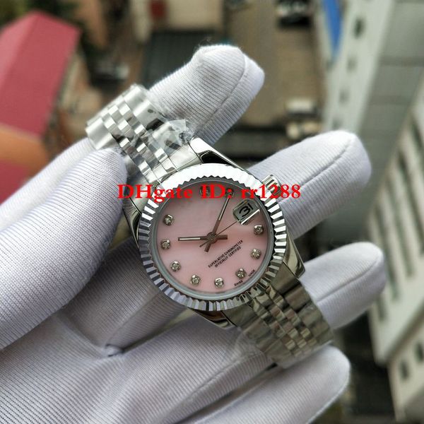 luxury watch date oyster perpetual pink dial 31mm president 178383 17824 automatic women watches wristwatches, Slivery;brown
luxury watch date oyster perpetual pink dial 31mm president 178383 17824 automatic women watches wristwatches, Slivery;brown