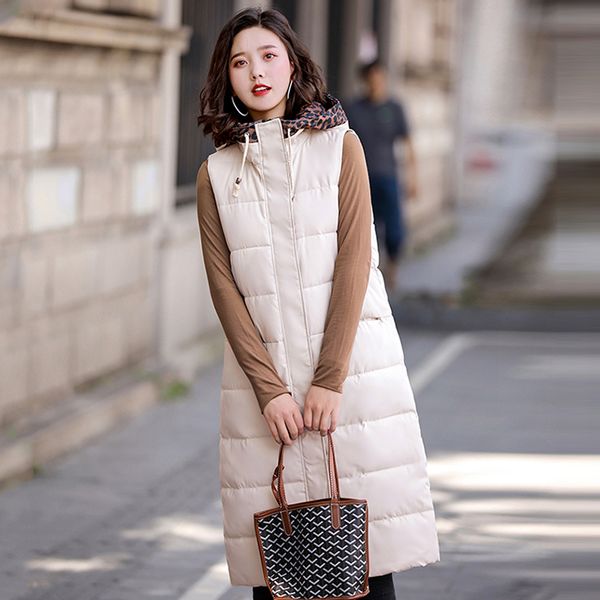 women's korean style black red beige sleeveless winter keep warm winter vest coat women plus size 5xl loose thick fashion vest, Black;white
women's korean style black red beige sleeveless winter keep warm winter vest coat women plus size 5xl loose thick fashion vest, Black;white
