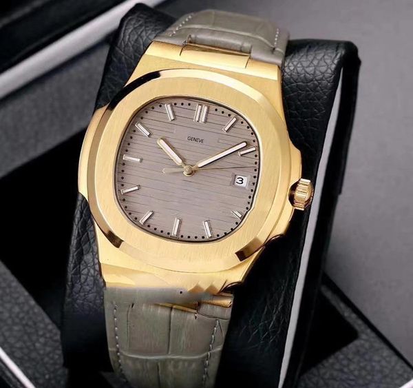 2020 2019 fashion nautilus classic 5711j 18k yellow gold white dial 40mm a2813 automatic mens watch sports watches leather 12 colors p2, Slivery;brown
2020 2019 fashion nautilus classic 5711j 18k yellow gold white dial 40mm a2813 automatic mens watch sports watches leather 12 colors p2, Slivery;brown