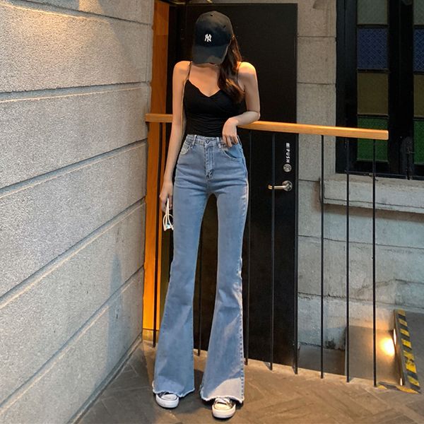 zosol straight pants high waist micro-bell-bottom pants jeans women's 2020 spring new model thin skinny wide leg, Black;white
zosol straight pants high waist micro-bell-bottom pants jeans women's 2020 spring new model thin skinny wide leg, Black;white