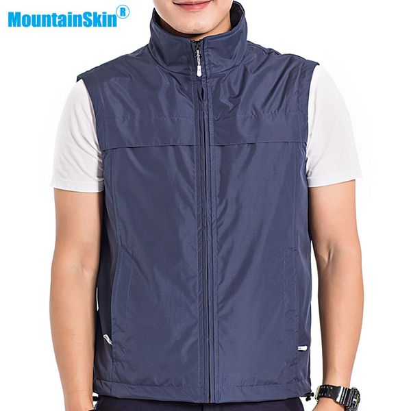 mountainskin men's winter fleece vest outdoor sports windbreaker hiking climbing trekking fishing male sleeveless jackets ma192, Gray;blue
mountainskin men's winter fleece vest outdoor sports windbreaker hiking climbing trekking fishing male sleeveless jackets ma192, Gray;blue