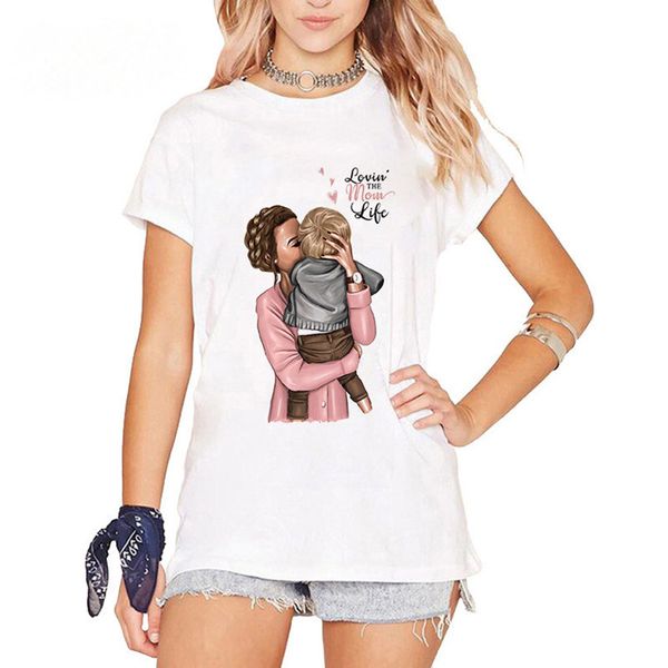 2019 lovin the mom life cute female t shirt mama summer girl korean fashion clothing streetwear women vogue t shirts, White
2019 lovin the mom life cute female t shirt mama summer girl korean fashion clothing streetwear women vogue t shirts, White