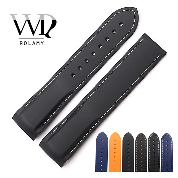 rolamy watch band 20 22mm rubber silicone watch strap belt for planet ocean 45 42mm watchband strap replacement wholesale, Black;brown
rolamy watch band 20 22mm rubber silicone watch strap belt for planet ocean 45 42mm watchband strap replacement wholesale, Black;brown