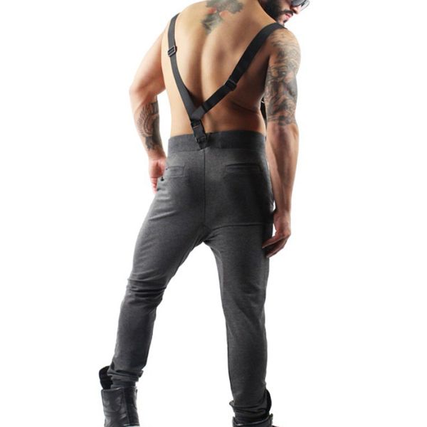 spring mens pockets solid overall jumpsuit streetwear casual male suspender pants slim sweatpant hip hop trousers fashion pants, Black
spring mens pockets solid overall jumpsuit streetwear casual male suspender pants slim sweatpant hip hop trousers fashion pants, Black