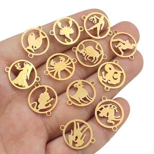 5pcs/lot stainless steel 12 constellations charms fit bracelet connector charm bracelet necklace for diy handmade jewelry making, Blue;slivery
5pcs/lot stainless steel 12 constellations charms fit bracelet connector charm bracelet necklace for diy handmade jewelry making, Blue;slivery