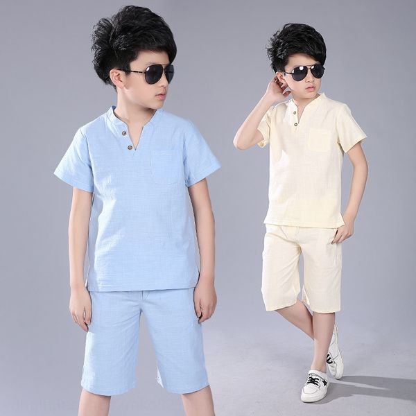 m2wgc 20 boys' short-sleeved pants suit cotton linen loose cotton children's clothing casual summer clothes children's wear b
m2wgc 20 boys' short-sleeved pants suit cotton linen loose cotton children's clothing casual summer clothes children's wear b