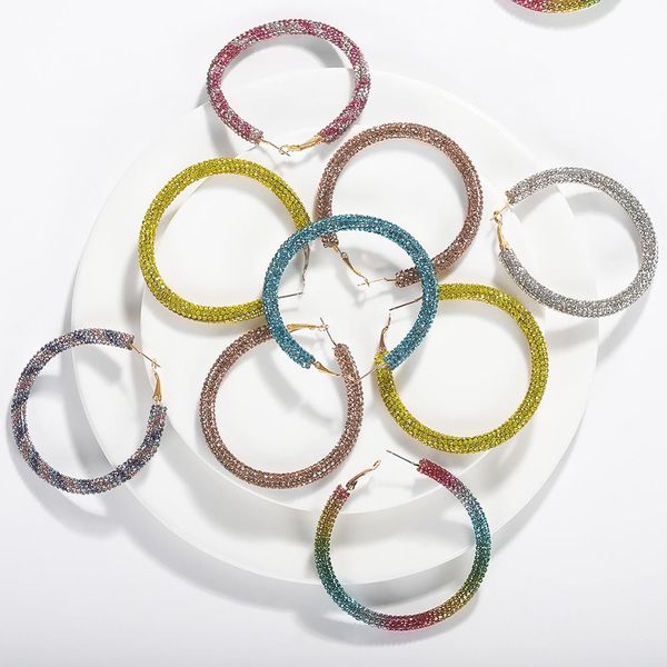 bohemian glass crystal hoop earrings for women 2019 new trendy colorful statement twisted hoop earring wedding party wholesale, Golden;silver
bohemian glass crystal hoop earrings for women 2019 new trendy colorful statement twisted hoop earring wedding party wholesale, Golden;silver