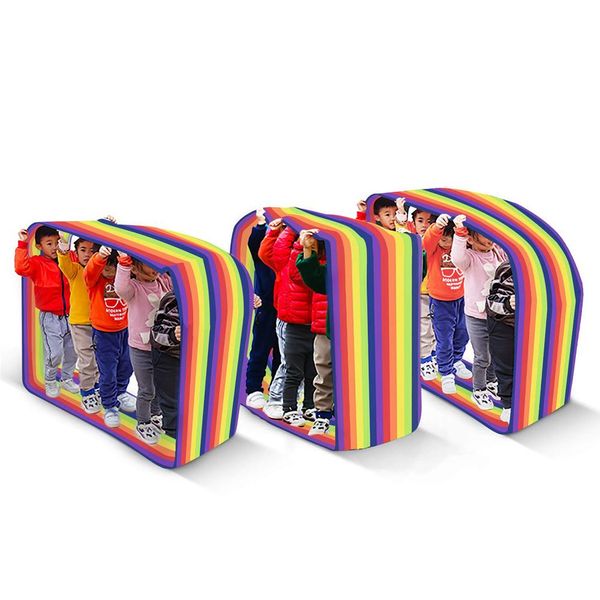 children's rainbow running mat children's team sports wheels running mat team awareness training supplies, White;black
children's rainbow running mat children's team sports wheels running mat team awareness training supplies, White;black