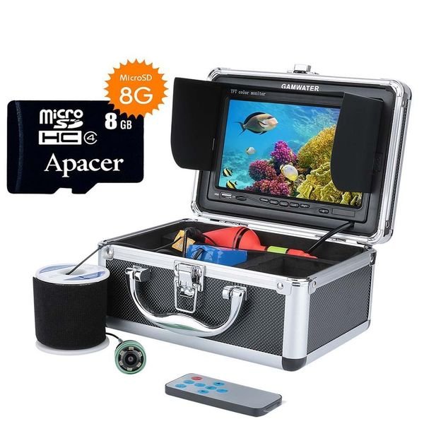 gamwater 7" video fish finder hd ccd 1000tvl underwater fishing camera kit with video recording function 6pcs 1w white leds
gamwater 7" video fish finder hd ccd 1000tvl underwater fishing camera kit with video recording function 6pcs 1w white leds