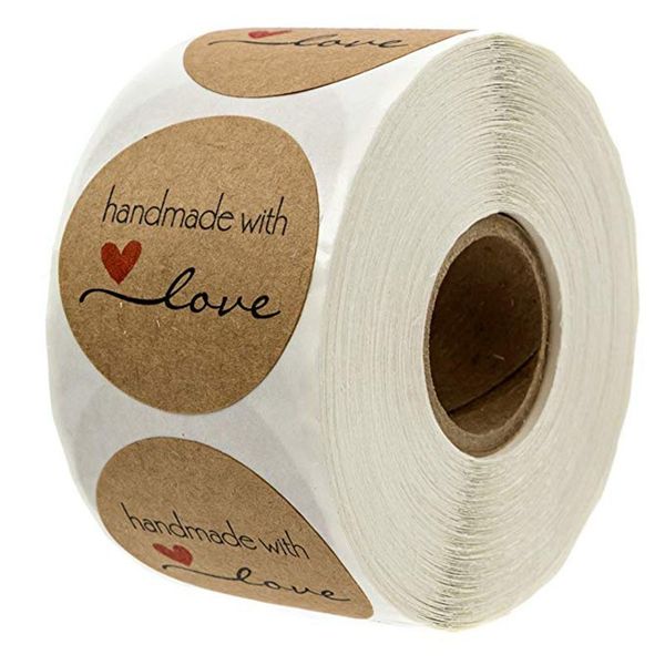 500pcs baking sticker round natural kraft handmade with love heart label diy gift stickers for wedding party decoration 62488
500pcs baking sticker round natural kraft handmade with love heart label diy gift stickers for wedding party decoration 62488