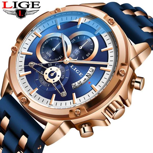 reloj hombre lige multifunctional large dial watch men sport mens watches new creative waterproof quartz clock, Slivery;brown
reloj hombre lige multifunctional large dial watch men sport mens watches new creative waterproof quartz clock, Slivery;brown