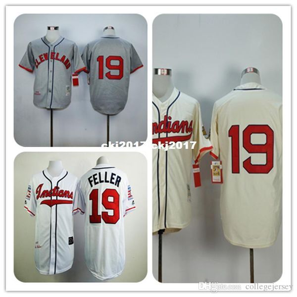 2016 men's #19 bob feller home alternate flexbase stitched retro jerseys red white gray black, Blue;black
2016 men's #19 bob feller home alternate flexbase stitched retro jerseys red white gray black, Blue;black
