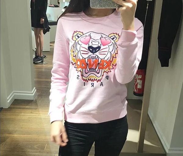 trend 2020 sweater ladies cotton solid color ring stripes letter bear print casual shirt long sleeve sweater animal embroidery--2, White
trend 2020 sweater ladies cotton solid color ring stripes letter bear print casual shirt long sleeve sweater animal embroidery--2, White