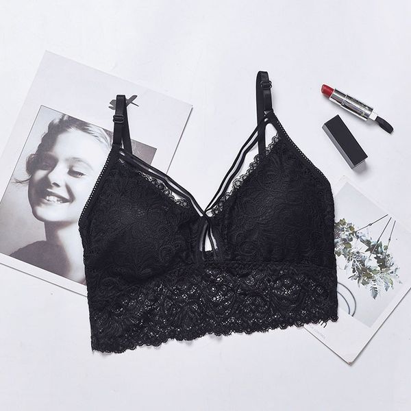 women's padded bras lingerie sleeveless underwear lace flower bra vest bustier tank bralette bra, Red;black
women's padded bras lingerie sleeveless underwear lace flower bra vest bustier tank bralette bra, Red;black