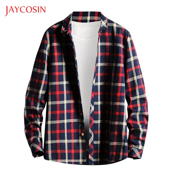 joycosin men shirt 2019 winter new casual fashion male clothes flannel plaid long sleeve street men lapel collar shirts, White;black
joycosin men shirt 2019 winter new casual fashion male clothes flannel plaid long sleeve street men lapel collar shirts, White;black