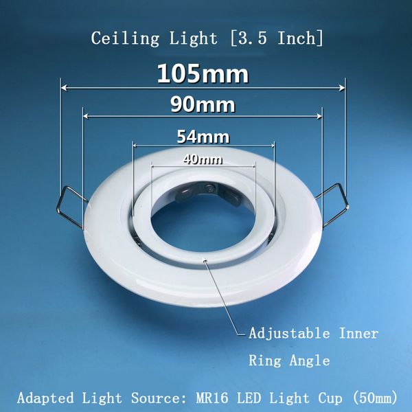 Opening Recessed Ceiling Light 3.5 Inch Ceiling Spotlights MR16 LED Cold Light Lamp Cup Light Source
Opening Recessed Ceiling Light 3.5 Inch Ceiling Spotlights MR16 LED Cold Light Lamp Cup Light Source