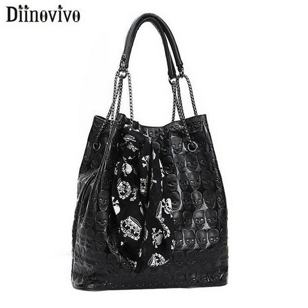 diinovivo skull skeleton women handbag lady chain tote shoulder bucket bag solid crossbody bags for women messenger bag whdv1442
diinovivo skull skeleton women handbag lady chain tote shoulder bucket bag solid crossbody bags for women messenger bag whdv1442