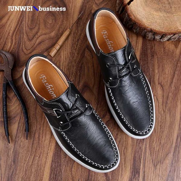boat men's footwear fashion genuine leather loafers lace up casual shoes outdoor summer breathable man comfortable shoes l5, Black
boat men's footwear fashion genuine leather loafers lace up casual shoes outdoor summer breathable man comfortable shoes l5, Black